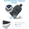 image:imageBAGSMART Small Camera Sling Bag DSLRSLR Camera Bag Fits 11 Tablet Camera Shoulder Bag for Photographers With Tripod HolderBlack