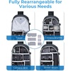 image:imageBAGSMART Small Camera Sling Bag DSLRSLR Camera Bag Fits 11 Tablet Camera Shoulder Bag for Photographers With Tripod HolderBlack