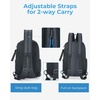 image:imageBAGSMART Small Camera Sling Bag DSLRSLR Camera Bag Fits 11 Tablet Camera Shoulder Bag for Photographers With Tripod HolderBlack