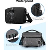 image:imageBAGSMART Small Camera Sling Bag for Photographers Compact Camera Shoulder Bags for DSLRSLRMirrorless Cameras Waterproof Crossbody Camera Case with Tripod Holder Black02Grey