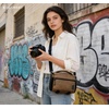 image:imageBAGSMART Small Camera Sling Bag for Photographers Compact Camera Shoulder Bags for DSLRSLRMirrorless Cameras Waterproof Crossbody Camera Case with Tripod Holder Black06Khaki Brown