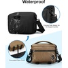 image:imageBAGSMART Small Camera Sling Bag for Photographers Compact Camera Shoulder Bags for DSLRSLRMirrorless Cameras Waterproof Crossbody Camera Case with Tripod Holder Black06Khaki Brown