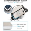 image:imageBAGSMART Small Camera Sling Bag for Photographers Compact Camera Shoulder Bags for DSLRSLRMirrorless Cameras Waterproof Crossbody Camera Case with Tripod Holder Black03Ivory White
