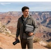 image:imageBAGSMART Small Camera Sling Bag for Photographers Compact Camera Shoulder Bags for DSLRSLRMirrorless Cameras Waterproof Crossbody Camera Case with Tripod Holder Black02Grey