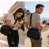 image:imageBAGSMART Small Camera Sling Bag for Photographers Compact Camera Shoulder Bags for DSLRSLRMirrorless Cameras Waterproof Crossbody Camera Case with Tripod Holder Black01Black