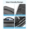 image:imageBAGSMART Small Camera Sling Bag for Photographers Compact Camera Shoulder Bags for DSLRSLRMirrorless Cameras Waterproof Crossbody Camera Case with Tripod Holder Black02Grey