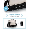 image:imageBAGSMART Small Camera Sling Bag for Photographers Compact Camera Shoulder Bags for DSLRSLRMirrorless Cameras Waterproof Crossbody Camera Case with Tripod Holder Black03Ivory White