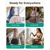 image:imageBAGSMART Small Gym Bag for Women 2 Set Travel Duffel Bags Camel  20L small gym bag cute duffle bag for travel lightweight carry on bag weekender overnight bag hospital bagCamel