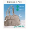 image:imageBAGSMART Small Gym Bag for Women 2 Set Travel Duffel Bags Camel  20L small gym bag cute duffle bag for travel lightweight carry on bag weekender overnight bag hospital bagChocolate