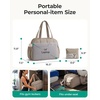 image:imageBAGSMART Small Gym Bag for Women 2 Set Travel Duffel Bags Camel  20L small gym bag cute duffle bag for travel lightweight carry on bag weekender overnight bag hospital bagPink