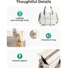 image:imageBAGSMART Small Tote Bag for Women 13 Laptop Canvas Work Bag with Zipper  30oz40oz Tumble amp 11 Pockets Travel Tote TeachersNurses Lightweight Canvas or WaterResistant Puffer Taslon Crossbody Bag12l Small Forest Green