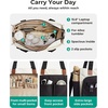 image:imageBAGSMART Small Tote Bag for Women 13 Laptop Canvas Work Bag with Zipper  30oz40oz Tumble amp 11 Pockets Travel Tote TeachersNurses Lightweight Canvas or WaterResistant Puffer Taslon Crossbody BagLarge Classic