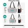 image:imageBAGSMART Small Tote Bag for Women 13 Laptop Canvas Work Bag with Zipper  30oz40oz Tumble amp 11 Pockets Travel Tote TeachersNurses Lightweight Canvas or WaterResistant Puffer Taslon Crossbody BagLarge Mocha Brown