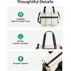 image:imageBAGSMART Small Tote Bag for Women 13 Laptop Canvas Work Bag with Zipper  30oz40oz Tumble amp 11 Pockets Travel Tote TeachersNurses Lightweight Canvas or WaterResistant Puffer Taslon Crossbody BagSmall Navy
