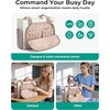 image:imageBAGSMART Small Tote Bag for Women 13 Laptop Canvas Work Bag with Zipper  30oz40oz Tumble amp 11 Pockets Travel Tote TeachersNurses Lightweight Canvas or WaterResistant Puffer Taslon Crossbody Bag12l Small Mocha Brown
