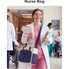 image:imageBAGSMART Small Tote Bag for Women 13 Laptop Canvas Work Bag with Zipper  30oz40oz Tumble amp 11 Pockets Travel Tote TeachersNurses Lightweight Canvas or WaterResistant Puffer Taslon Crossbody BagSmall Navy