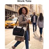 image:imageBAGSMART Small Tote Bag for Women 13 Laptop Canvas Work Bag with Zipper  30oz40oz Tumble amp 11 Pockets Travel Tote TeachersNurses Lightweight Canvas or WaterResistant Puffer Taslon Crossbody BagLarge Classic