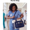 image:imageBAGSMART Small Tote Bag for Women 13 Laptop Canvas Work Bag with Zipper  30oz40oz Tumble amp 11 Pockets Travel Tote TeachersNurses Lightweight Canvas or WaterResistant Puffer Taslon Crossbody BagLarge Deep Blue
