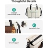 image:imageBAGSMART Small Tote Bag for Women 13 Laptop Canvas Work Bag with Zipper  30oz40oz Tumble amp 11 Pockets Travel Tote TeachersNurses Lightweight Canvas or WaterResistant Puffer Taslon Crossbody BagLarge Forest Green