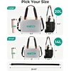image:imageBAGSMART Small Tote Bag for Women 13 Laptop Canvas Work Bag with Zipper  30oz40oz Tumble amp 11 Pockets Travel Tote TeachersNurses Lightweight Canvas or WaterResistant Puffer Taslon Crossbody BagLarge Khaki