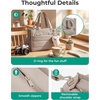 image:imageBAGSMART Small Tote Bag for Women Puffer Quilted Work Tote Bag Zipper Closure for Work Travel College Camel6lclassic