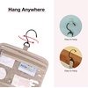 image:imageBAGSMART Toiletry Bag Hanging Travel Makeup Organizer with TSA Approved Transparent Cosmetic Bag Makeup Bag for Full Sized Toiletries MediumPinkBlue