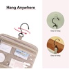 image:imageBAGSMART Toiletry Bag Hanging Travel Makeup Organizer with TSA Approved Transparent Cosmetic Bag Makeup Bag for Full Sized Toiletries MediumPinkGreen