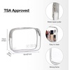 image:imageBAGSMART Toiletry Bag Hanging Travel Makeup Organizer with TSA Approved Transparent Cosmetic Bag Makeup Bag for Full Sized Toiletries MediumPinkGrey