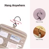 image:imageBAGSMART Toiletry Bag Hanging Travel Makeup Organizer with TSA Approved Transparent Cosmetic Bag Makeup Bag for Full Sized Toiletries MediumPinkPurple
