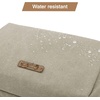 image:imageBAGSMART Toiletry Bag for Men Canvas Travel Toiletry Organizer Dopp Kit Waterresistant Shaving Bag for Toiletries AccessoriesBlackMediumBeige