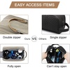 image:imageBAGSMART Toiletry Bag for Men Canvas Travel Toiletry Organizer Dopp Kit Waterresistant Shaving Bag for Toiletries AccessoriesBlackMediumBeige