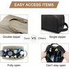 image:imageBAGSMART Toiletry Bag for Men Canvas Travel Toiletry Organizer Dopp Kit Waterresistant Shaving Bag for Toiletries AccessoriesBlackMediumBeige