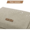 image:imageBAGSMART Toiletry Bag for Men Canvas Travel Toiletry Organizer Dopp Kit Waterresistant Shaving Bag for Toiletries AccessoriesBlackMediumBeige