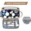 image:imageBAGSMART Toiletry Bag for Men Canvas Travel Toiletry Organizer Dopp Kit Waterresistant Shaving Bag for Toiletries AccessoriesBlackMediumBeige