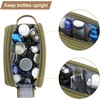image:imageBAGSMART Toiletry Bag for Men Canvas Travel Toiletry Organizer Dopp Kit Waterresistant Shaving Bag for Toiletries AccessoriesBlackMediumGreen