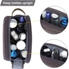 image:imageBAGSMART Toiletry Bag for Men Canvas Travel Toiletry Organizer Dopp Kit Waterresistant Shaving Bag for Toiletries AccessoriesBlackMediumGrey
