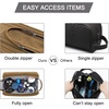 image:imageBAGSMART Toiletry Bag for Men Canvas Travel Toiletry Organizer Dopp Kit Waterresistant Shaving Bag for Toiletries AccessoriesBlackMediumKhaki