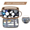 image:imageBAGSMART Toiletry Bag for Men Canvas Travel Toiletry Organizer Dopp Kit Waterresistant Shaving Bag for Toiletries AccessoriesBlackMediumKhaki