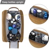 image:imageBAGSMART Toiletry Bag for Men Canvas Travel Toiletry Organizer Dopp Kit Waterresistant Shaving Bag for Toiletries AccessoriesBlackMediumKhaki