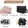 image:imageBAGSMART Toiletry Bag for Men Canvas Travel Toiletry Organizer Dopp Kit Waterresistant Shaving Bag for Toiletries AccessoriesBlackMediumPink
