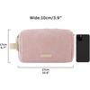 image:imageBAGSMART Toiletry Bag for Men Canvas Travel Toiletry Organizer Dopp Kit Waterresistant Shaving Bag for Toiletries AccessoriesBlackMediumPink