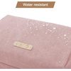 image:imageBAGSMART Toiletry Bag for Men Canvas Travel Toiletry Organizer Dopp Kit Waterresistant Shaving Bag for Toiletries AccessoriesBlackMediumPink