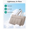 image:imageBAGSMART Tote Bag for Women 2 Set Tote Bag with Zipper Quilted Nurse Handbags for Work Travel College  20L CapacityNavy