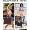 image:imageBAGSMART Tote Bag for Women 2Pc Puffy Tote Bag Set with Zipper Quilted Large Work Teacher Bag for TravelBlack1