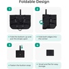 image:imageBAGSMART Tote Bag for Women Foldable Tote Bag With Zipper Travel Shoulder Bag Handbag for WorkCoffee Brown