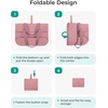 image:imageBAGSMART Tote Bag for Women Foldable Tote Bag With Zipper Travel Shoulder Bag Handbag for WorkDark Pink