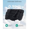image:imageBAGSMART Tote Bag for Women Lightweight Puffy Tote Bag with Compartments Shoulder Bag Handbag for Travel Work Gym  LightweightBlack