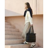 image:imageBAGSMART Tote Bag for Women Lightweight Puffy Tote Bag with Compartments Shoulder Bag Handbag for Travel Work Gym  LightweightBlack