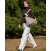 image:imageBAGSMART Tote Bag for Women Lightweight Puffy Tote Bag with Compartments Shoulder Bag Handbag for Travel Work Gym  LightweightGrayish Brown