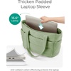 image:imageBAGSMART Tote Bag for Women Lightweight Puffy Tote Bag with Compartments Shoulder Bag Handbag for Travel Work Gym  LightweightGreen